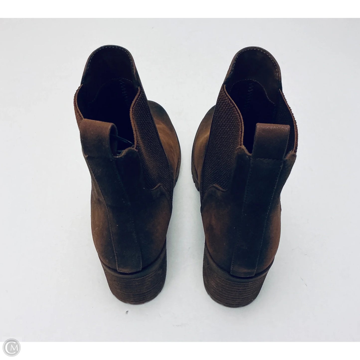 Boots Ankle Heels By Mia In Brown, Size: 10