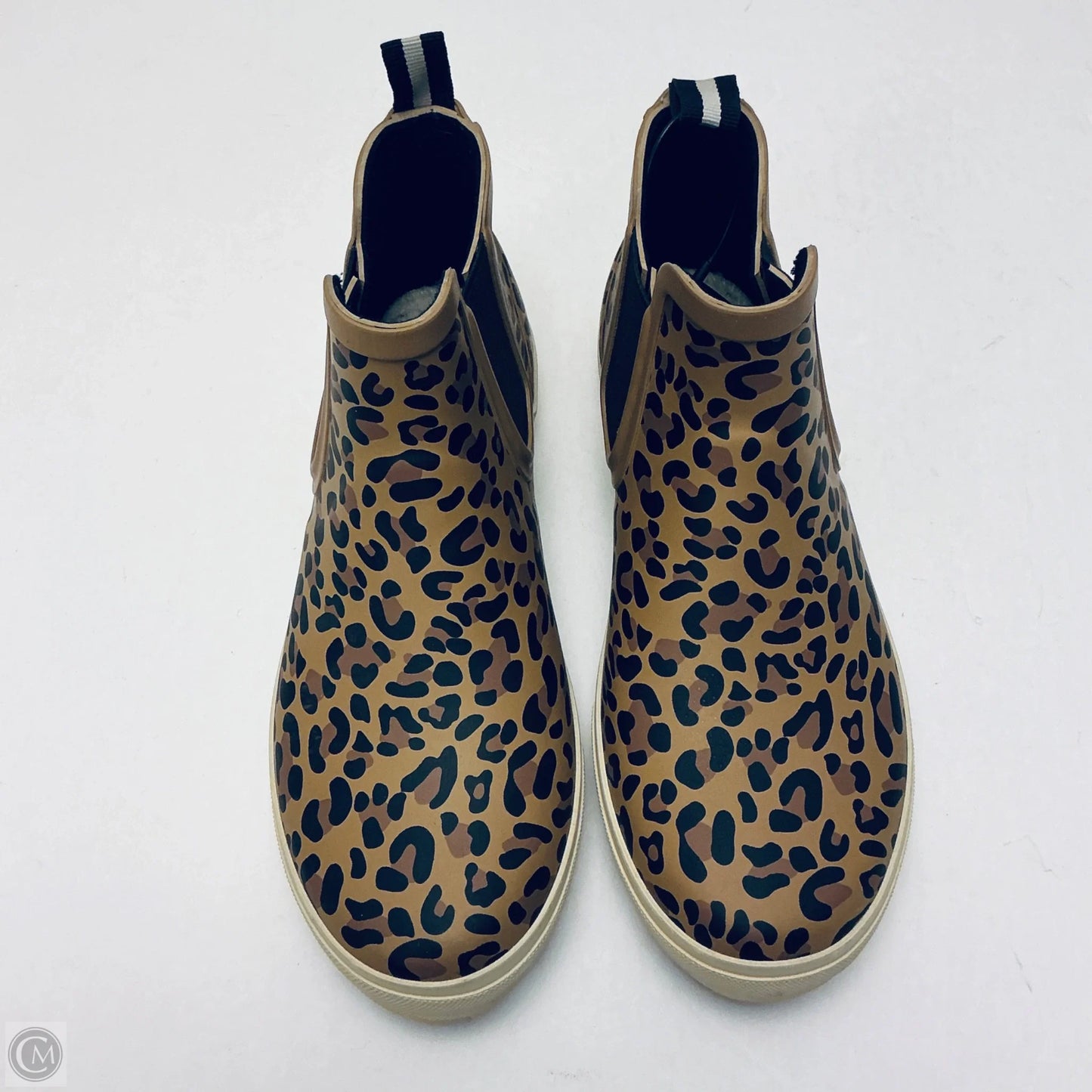 Boots Ankle Flats By Joules In Animal Print, Size: 9