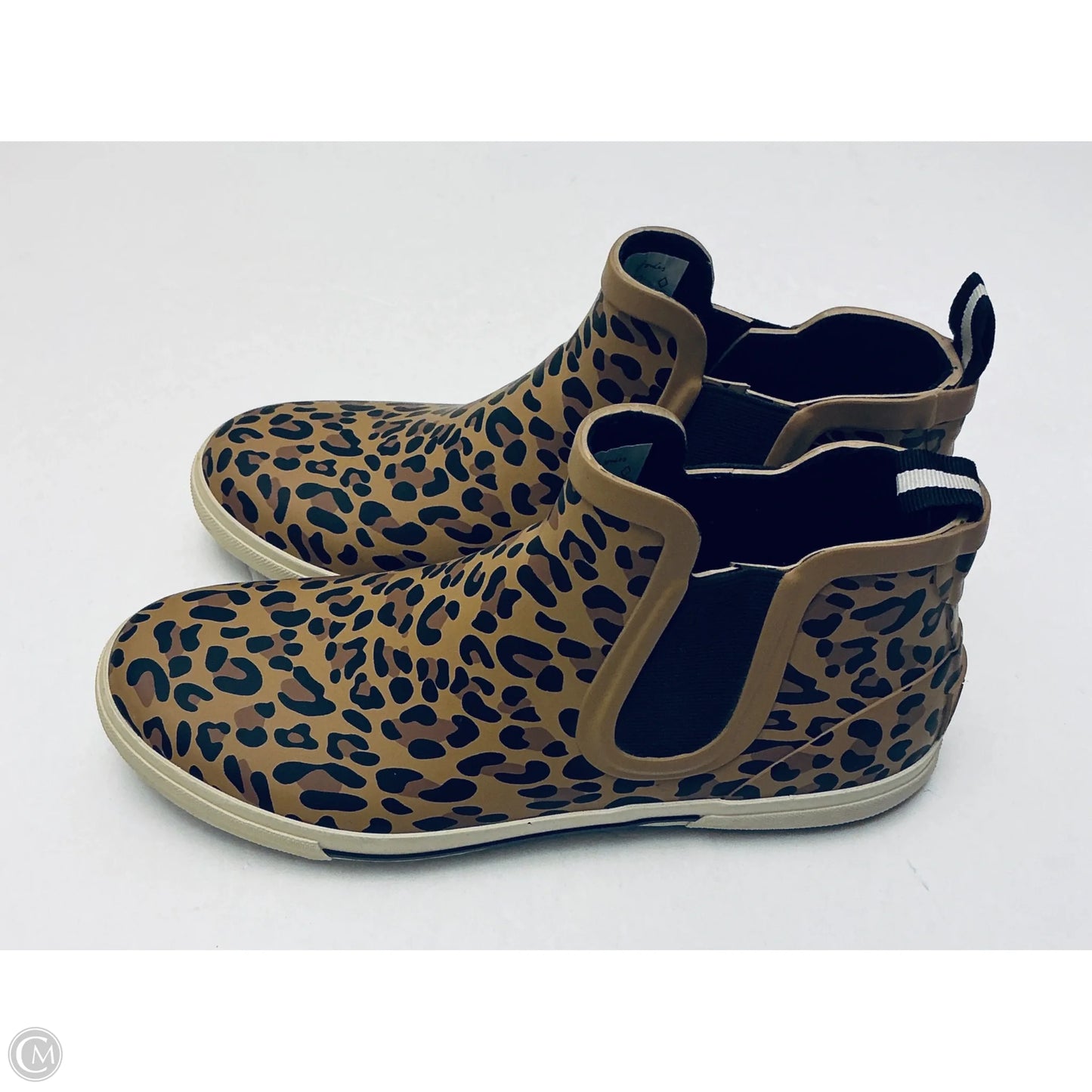 Boots Ankle Flats By Joules In Animal Print, Size: 9