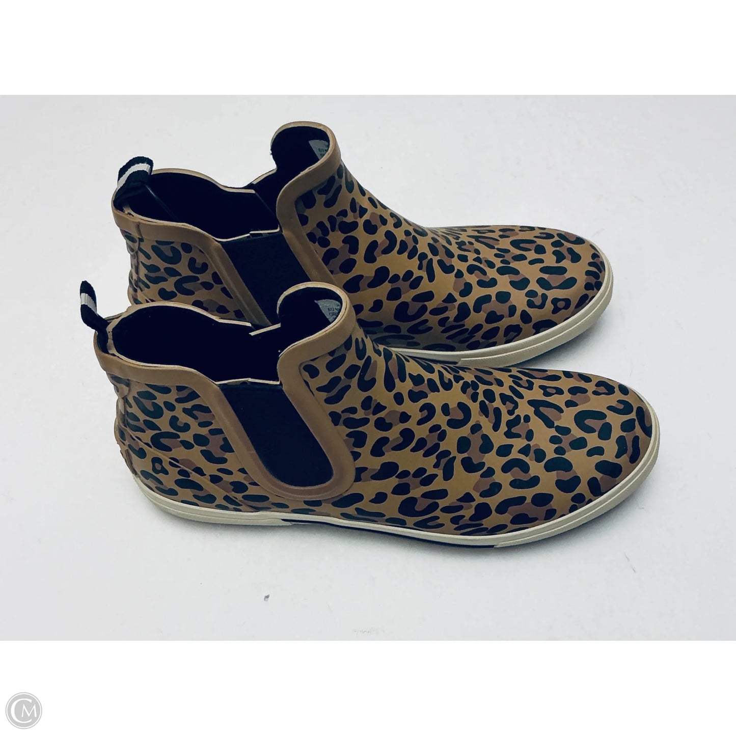 Boots Ankle Flats By Joules In Animal Print, Size: 9