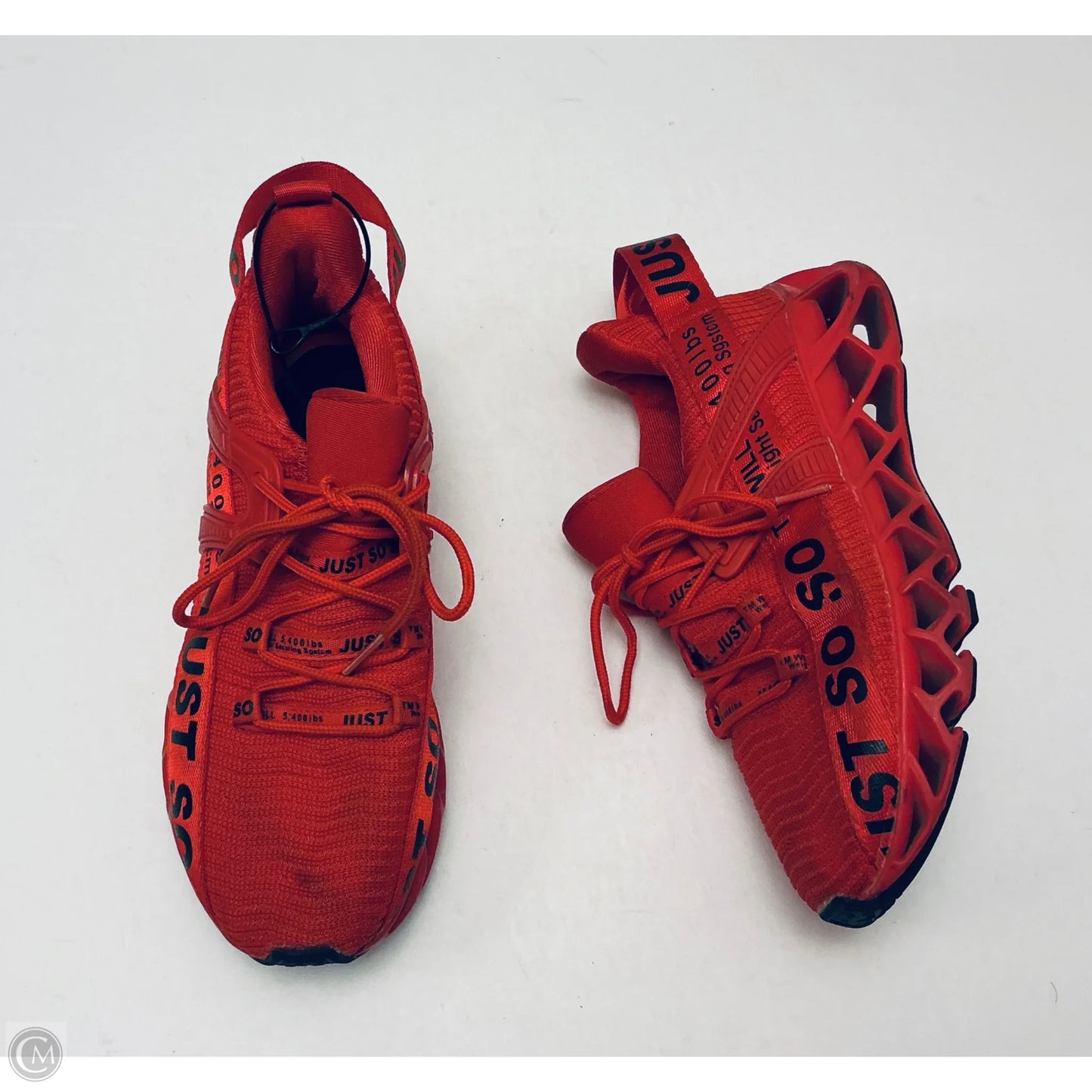 Shoes Athletic By Clothes Mentor In Red, Size: 8.5