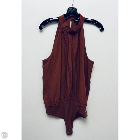 Bodysuit By Express In Orange, Size: L