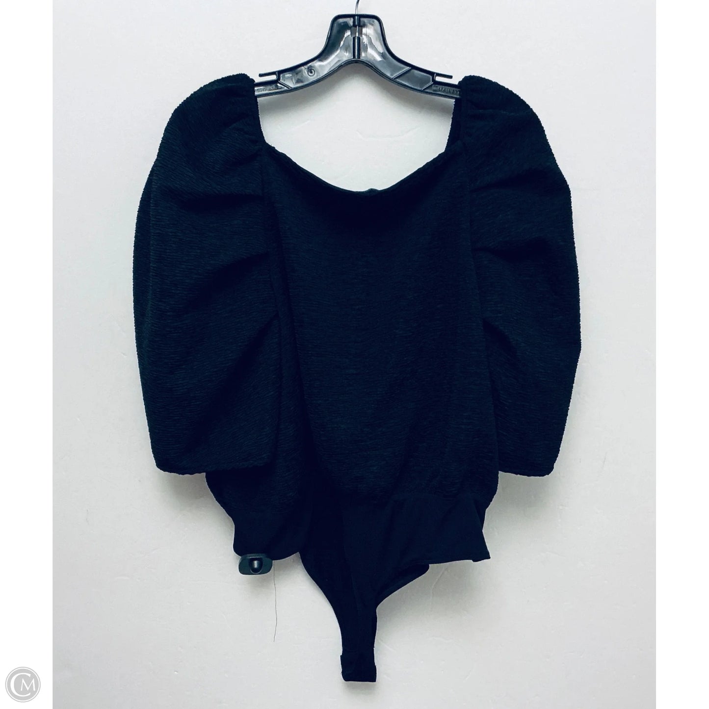 Top Short Sleeve By Express In Black, Size: Xl