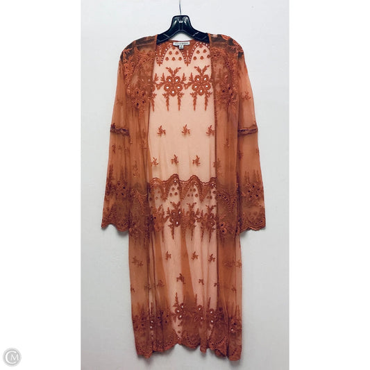 Kimono By Haute Monde In Orange, Size: S