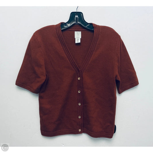 Top Short Sleeve By Joie In Brown, Size: M