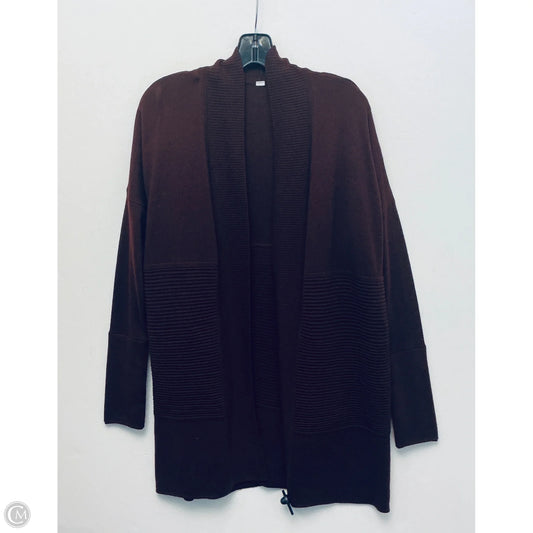 Sweater Cardigan By Lululemon In Maroon, Size: M
