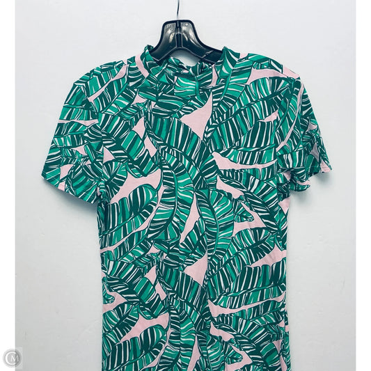 Dress Designer By Lilly Pulitzer In Green & Pink, Size: M