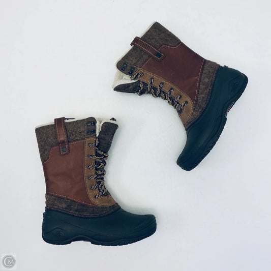 Boots Snow By The North Face In Brown, Size: 8