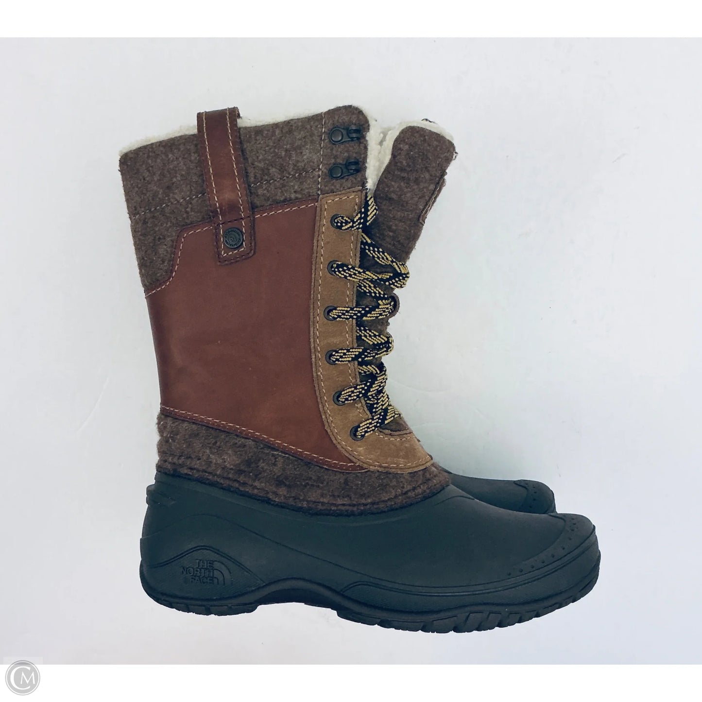 Boots Snow By The North Face In Brown, Size: 8