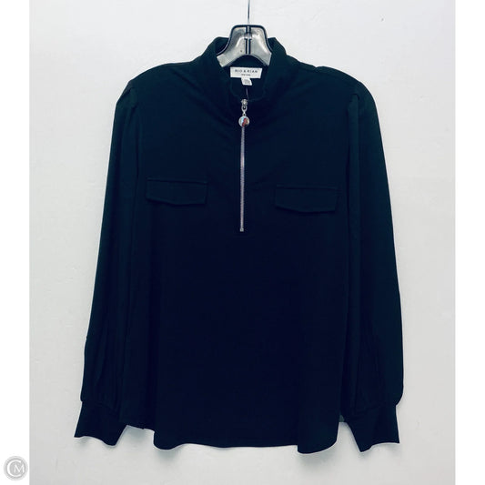 Top Long Sleeve By Clothes Mentor In Black, Size: L