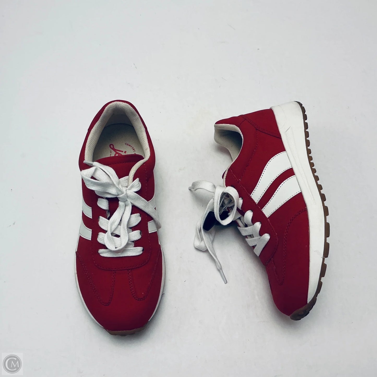 Shoes Sneakers By Jelly Pop In Red, Size: 6