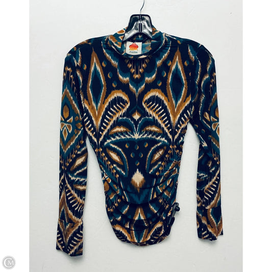 Top Long Sleeve By Farm Rio In Multi-colored, Size: S