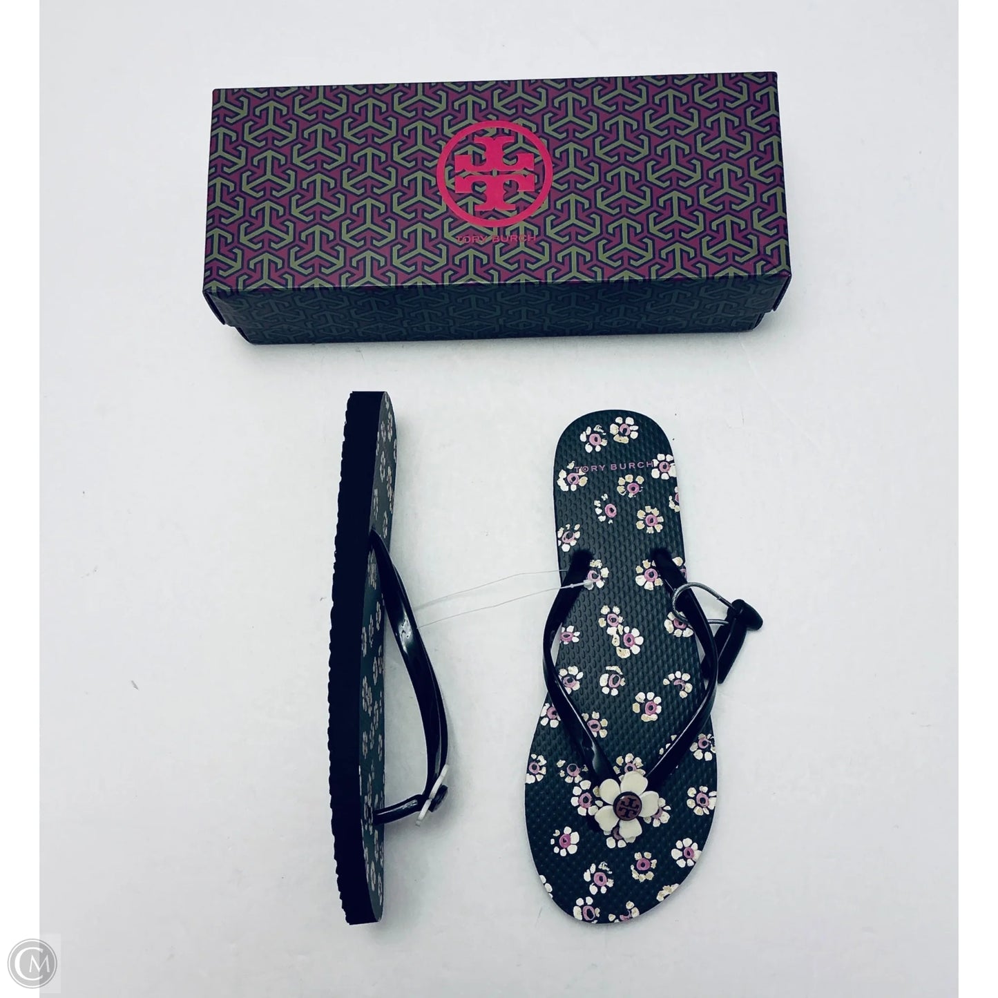 Sandals Designer By Tory Burch In Black, Size: 9