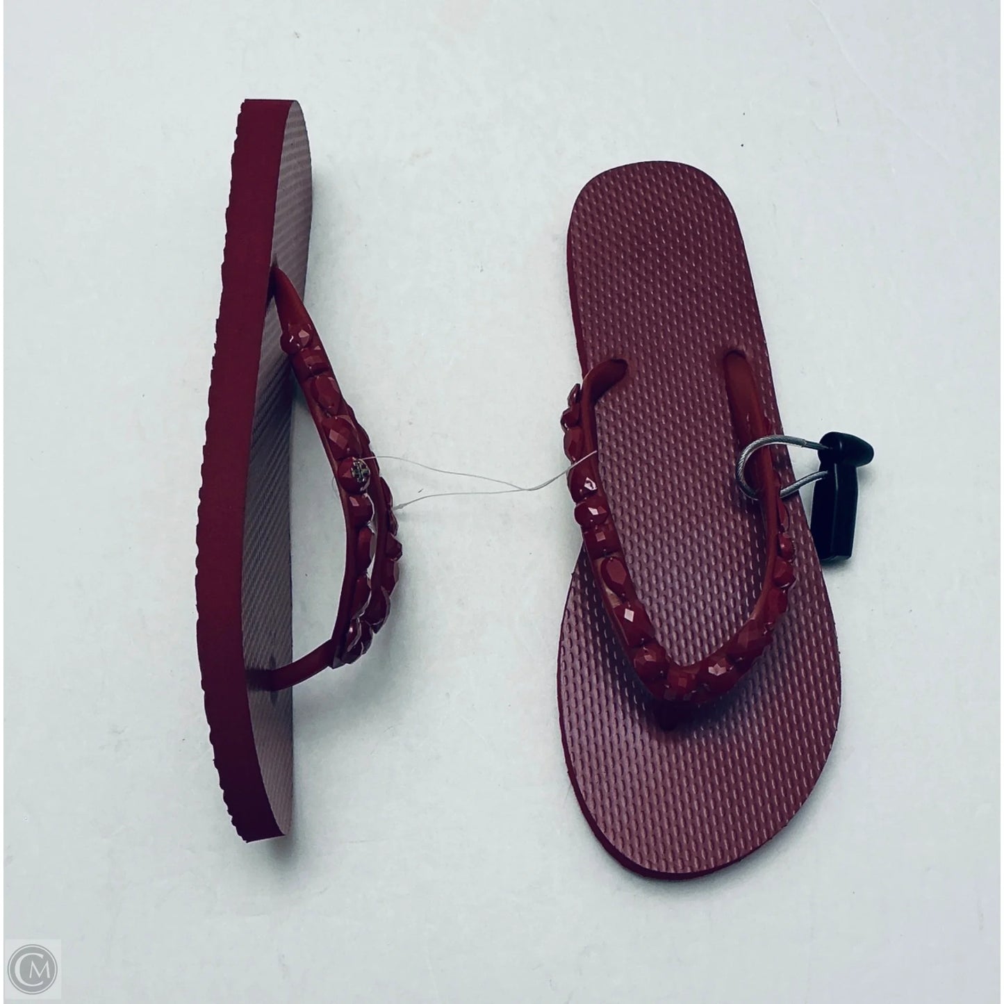 Sandals Designer By Tory Burch In Red, Size: 9