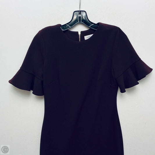 Dress Work By Calvin Klein In Purple, Size: S
