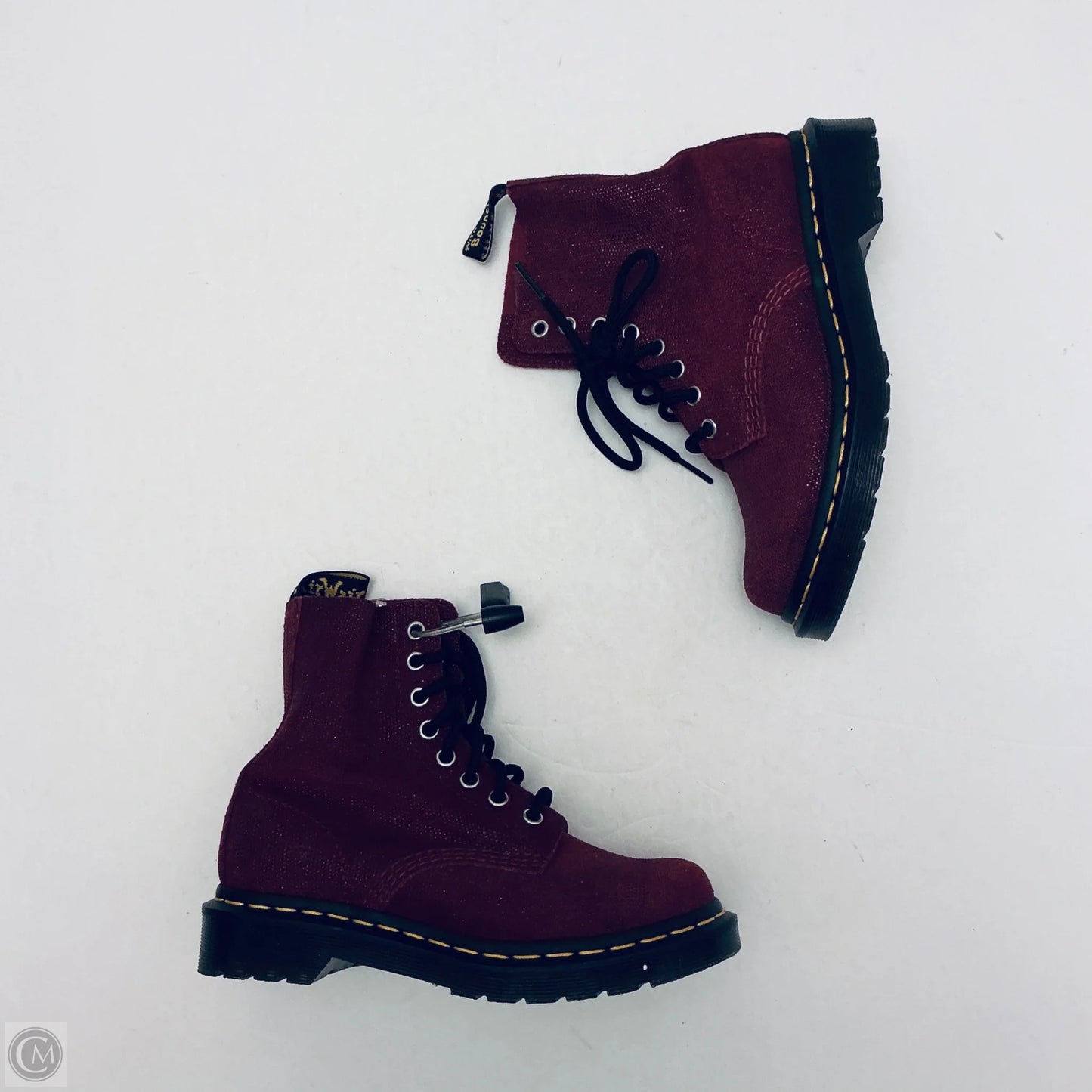 Boots Ankle Heels By Dr Martens In Red, Size: 5