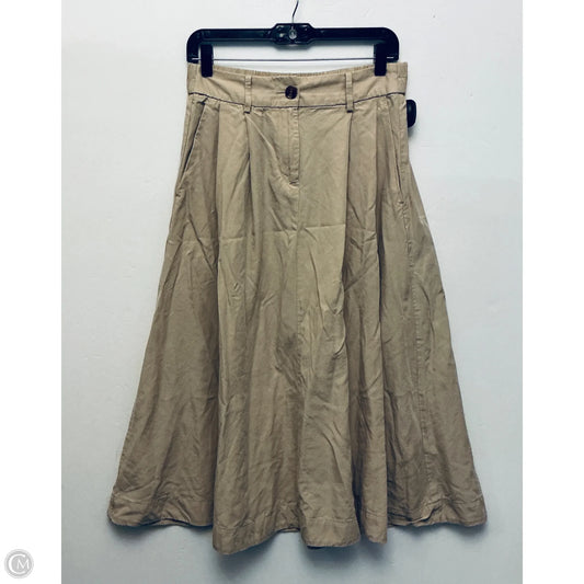 Skirt Maxi By Chicos In Tan, Size: 4
