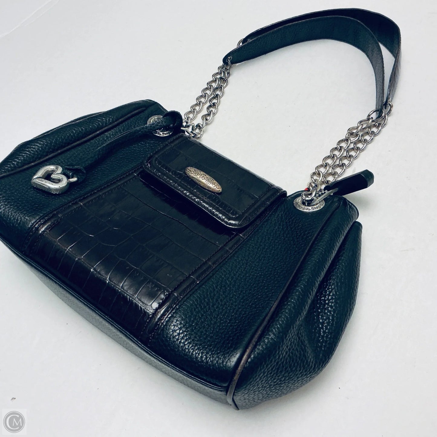 Handbag Leather By Brighton, Size: Small