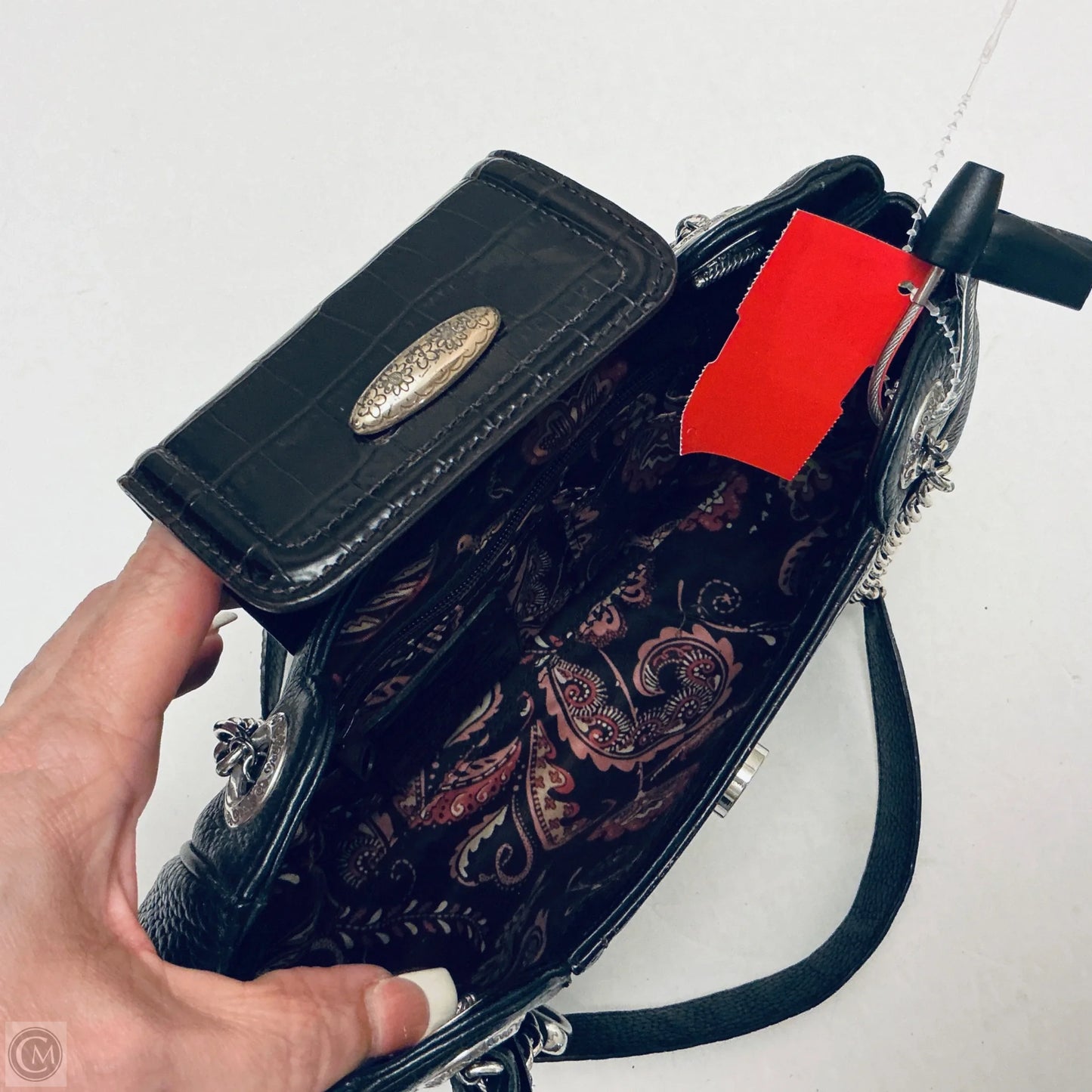 Handbag Leather By Brighton, Size: Small