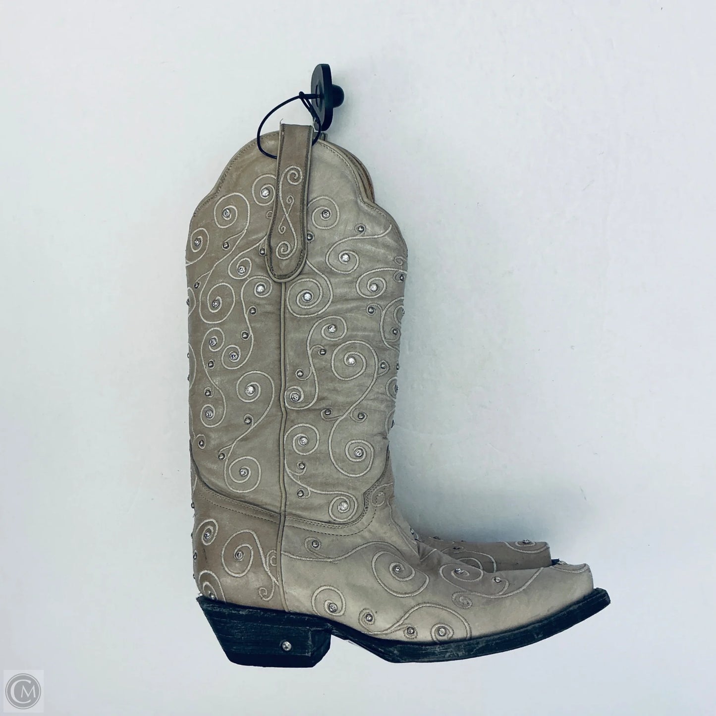 Boots Western By Clothes Mentor In Beige, Size: 6