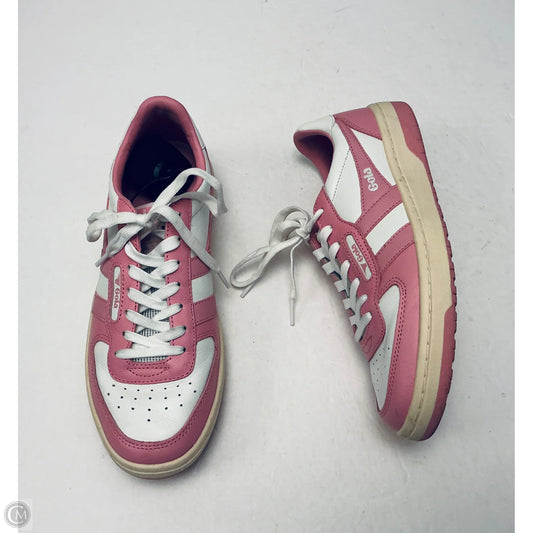 Shoes Sneakers By Gola In Pink & White, Size: 7