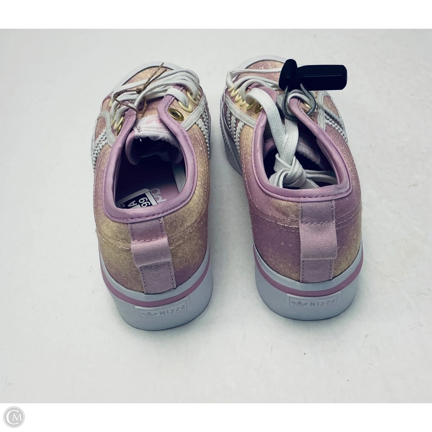 Shoes Sneakers By Adidas In Purple & Yellow, Size: 6