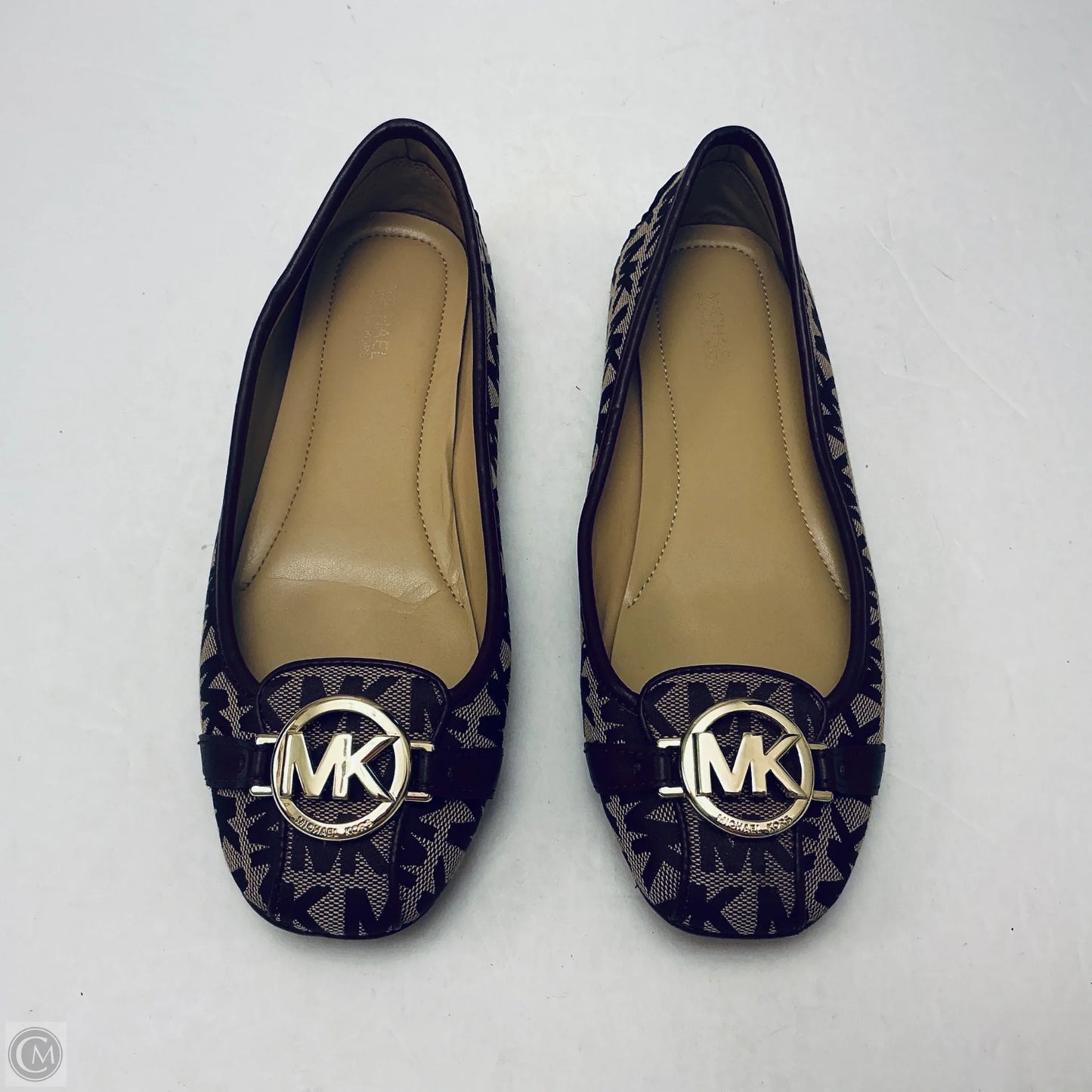 Shoes Flats By Michael By Michael Kors In Maroon, Size: 8