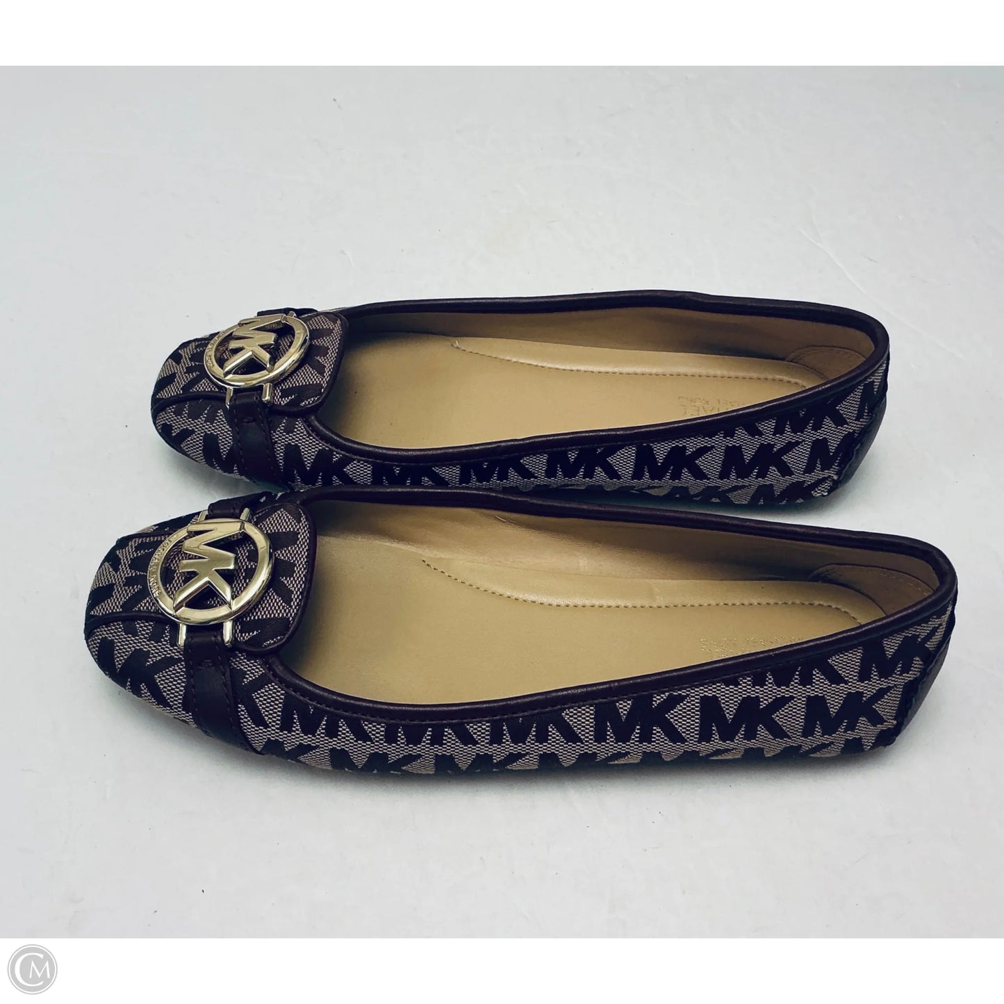 Shoes Flats By Michael By Michael Kors In Maroon, Size: 8