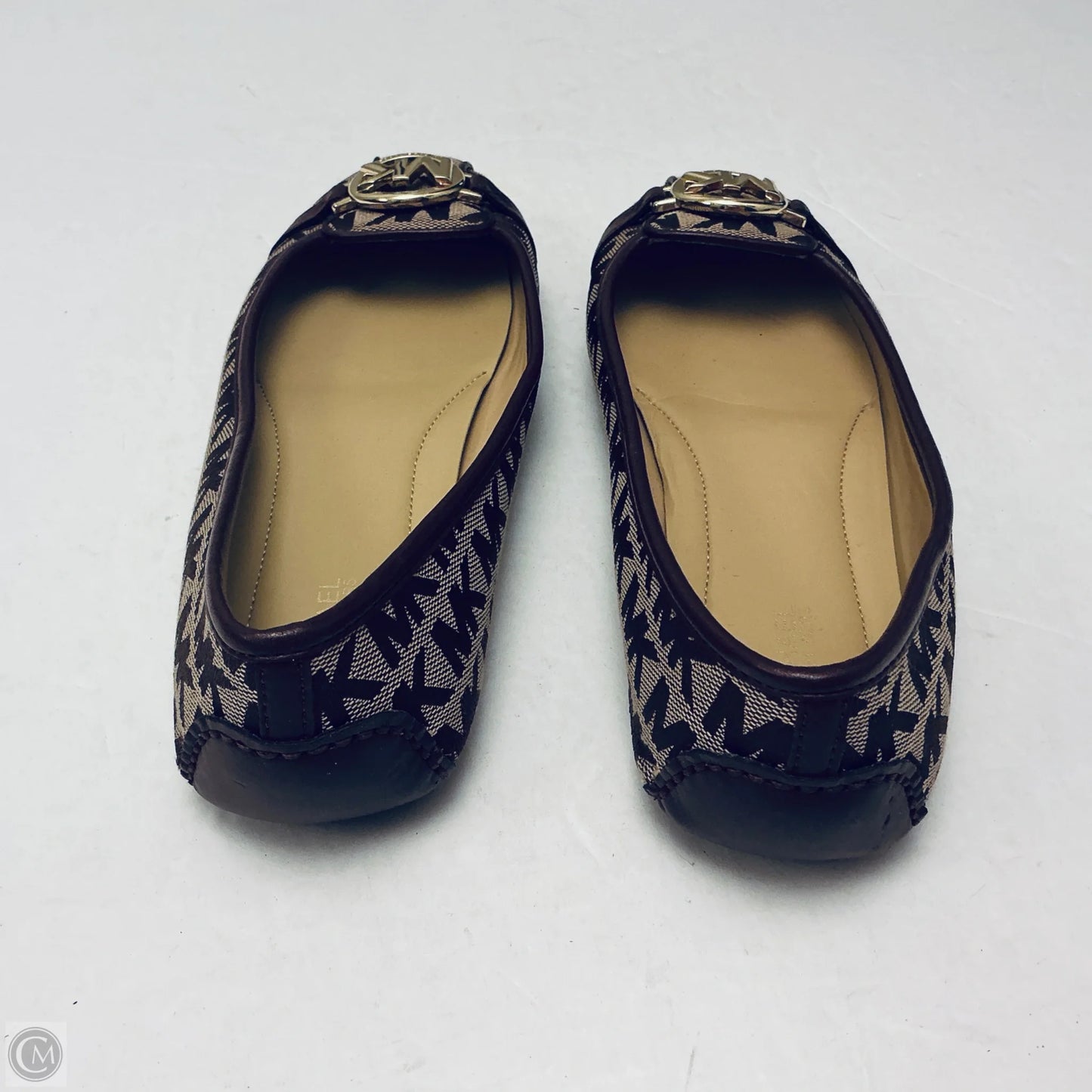 Shoes Flats By Michael By Michael Kors In Maroon, Size: 8