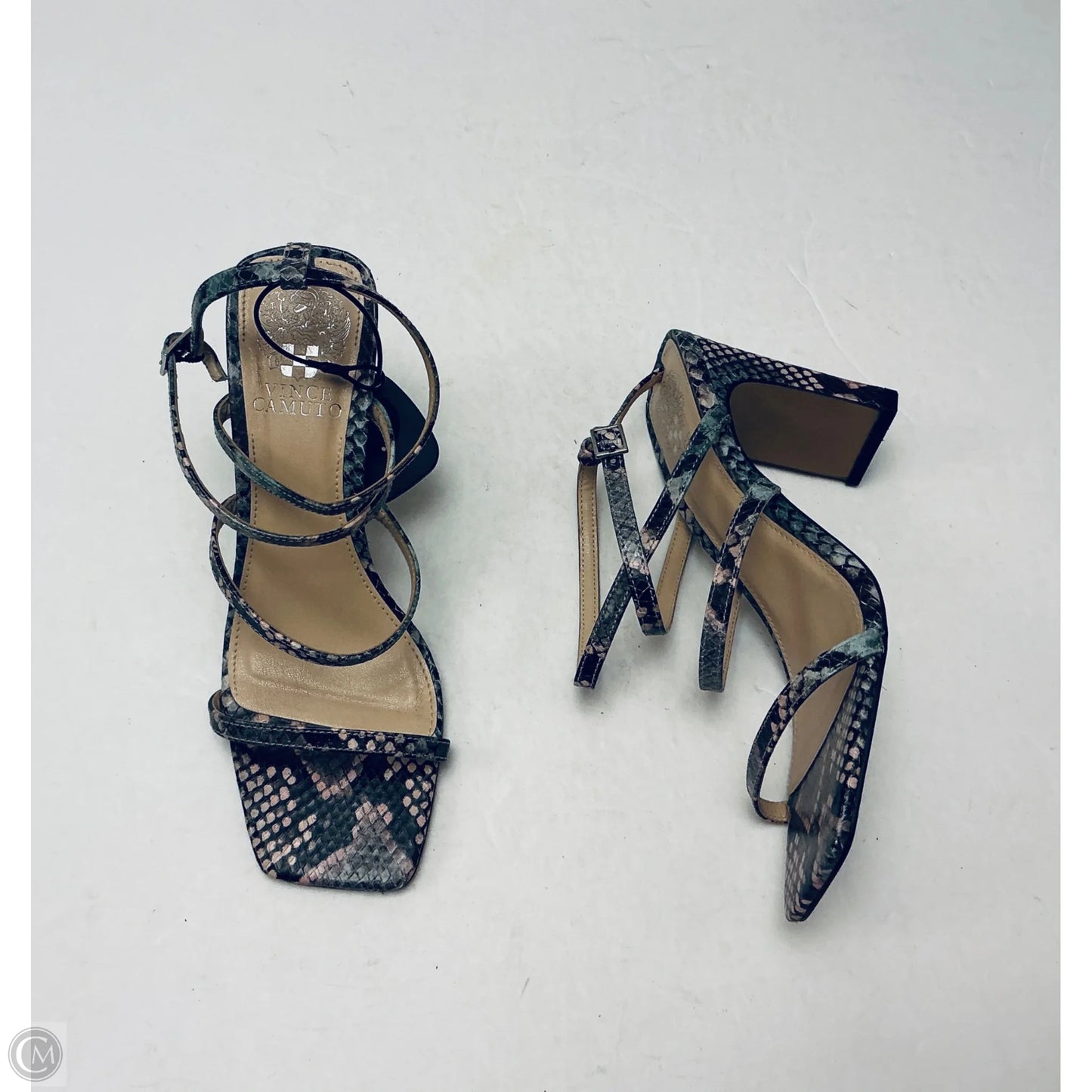 Shoes Heels Block By Vince Camuto In Snakeskin Print, Size: 7