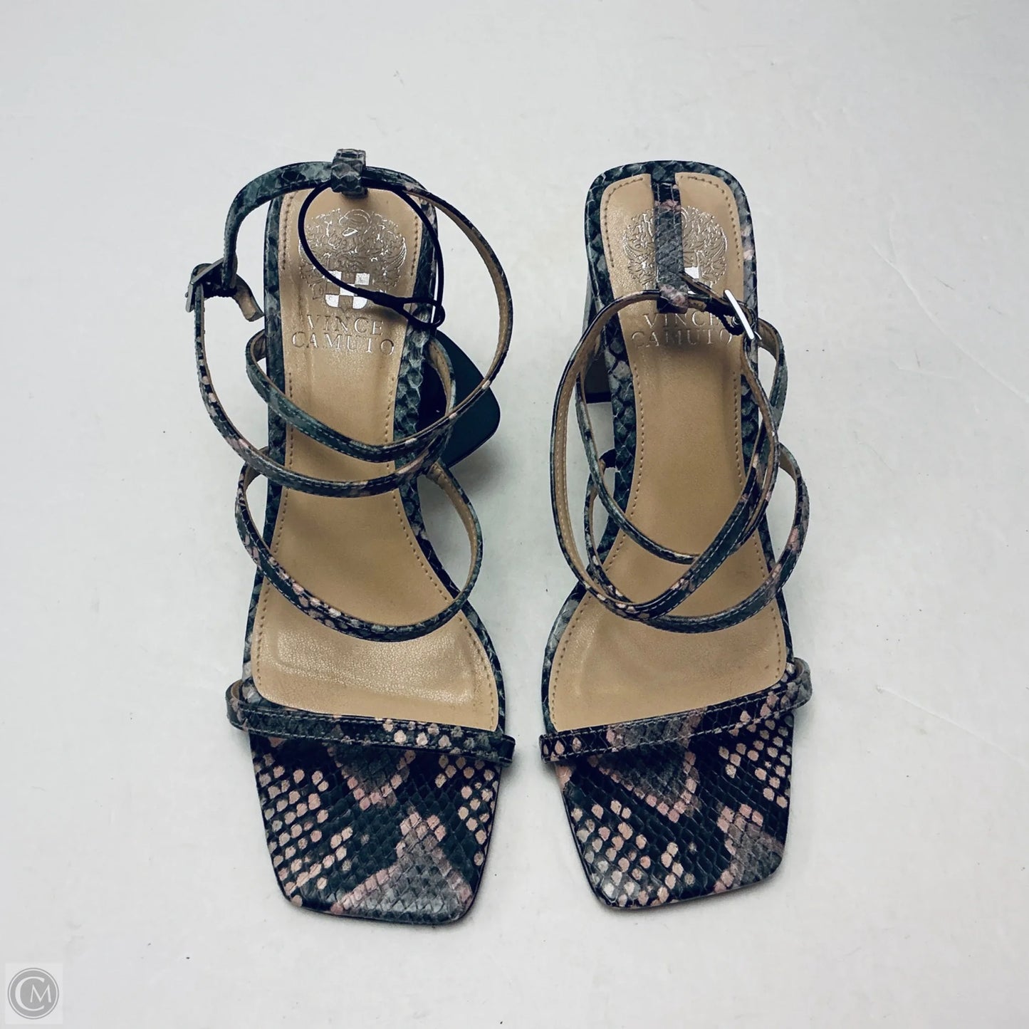 Shoes Heels Block By Vince Camuto In Snakeskin Print, Size: 7