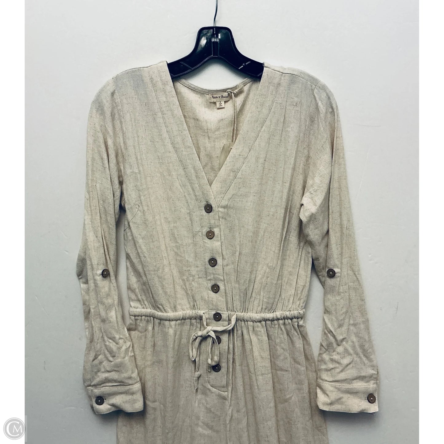 Jumpsuit By Hem & Thread In Tan, Size: S