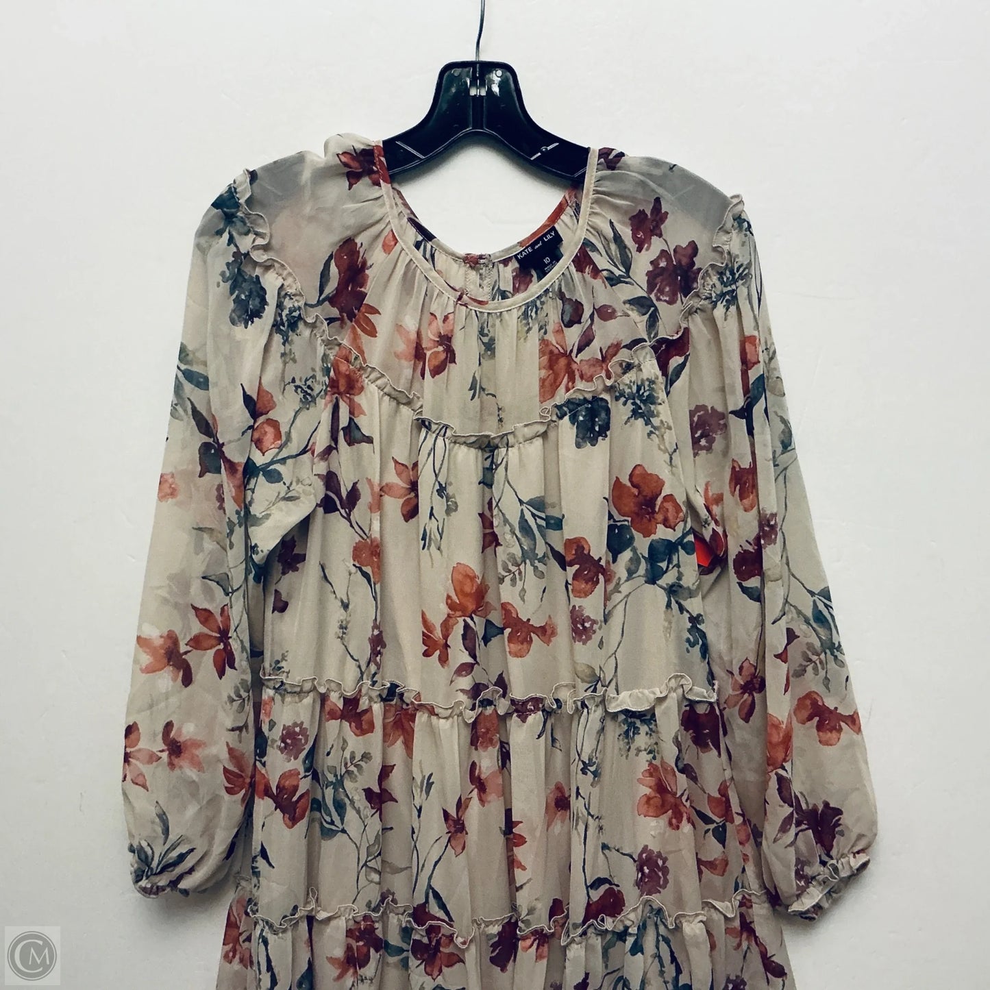 Dress Casual Midi By Kate And Lily In Floral Print, Size: M