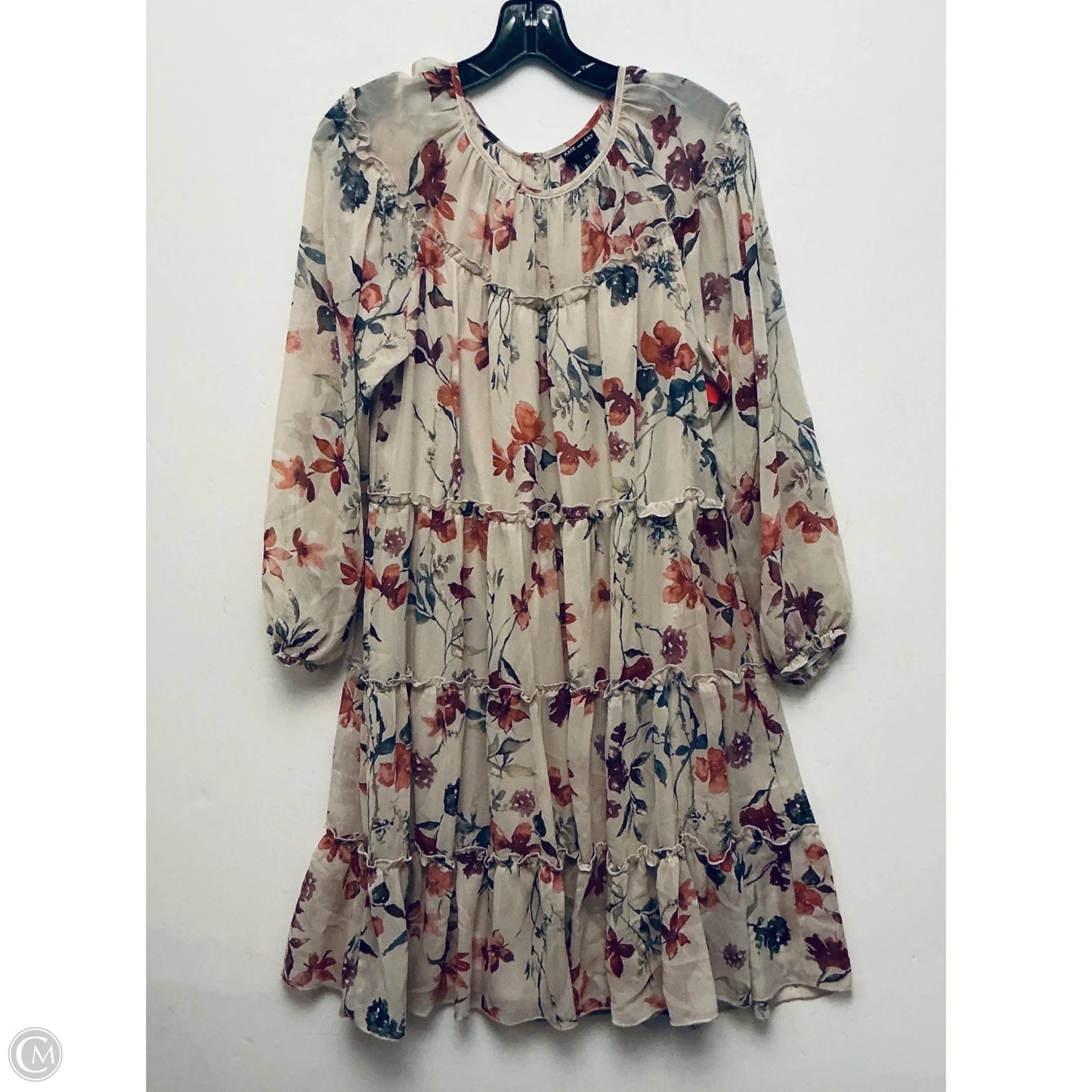 Dress Casual Midi By Kate And Lily In Floral Print, Size: M