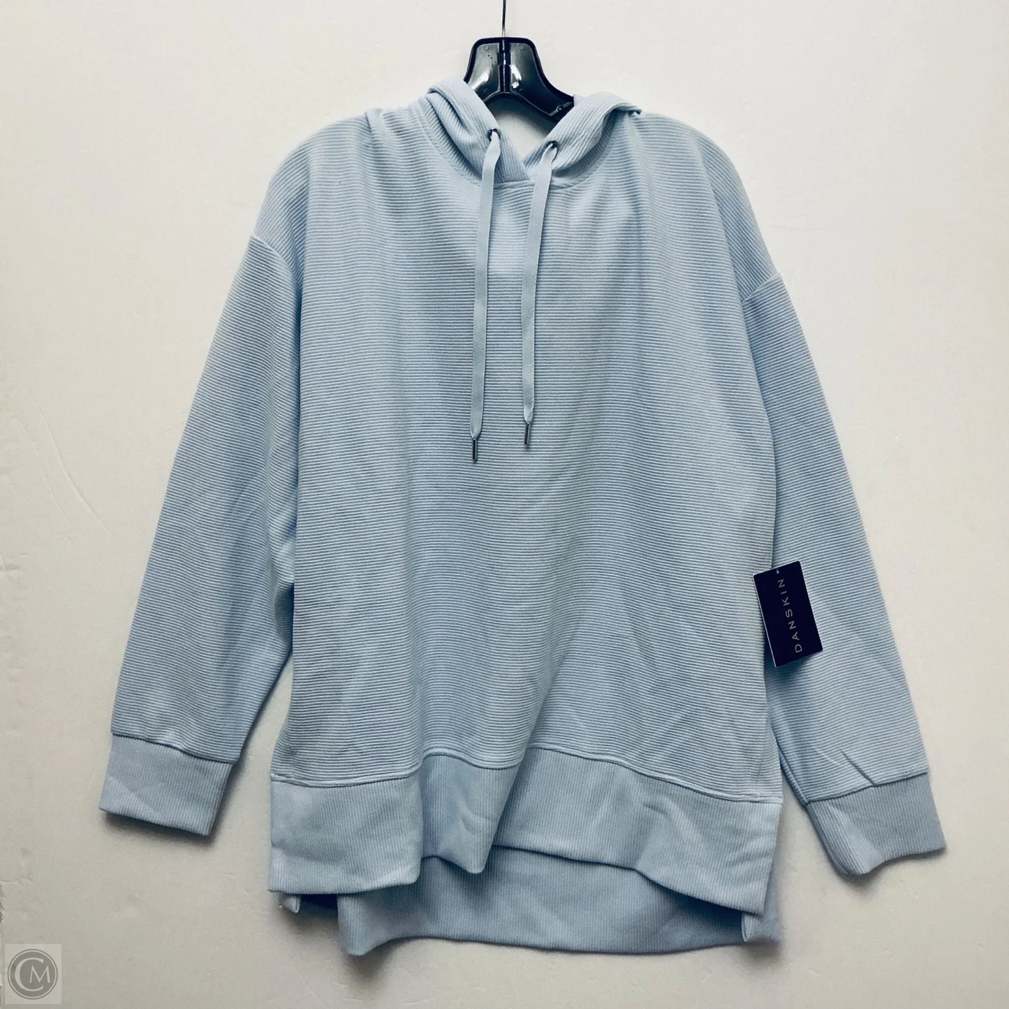 Athletic Sweatshirt Hoodie By Danskin In Blue, Size: Xl