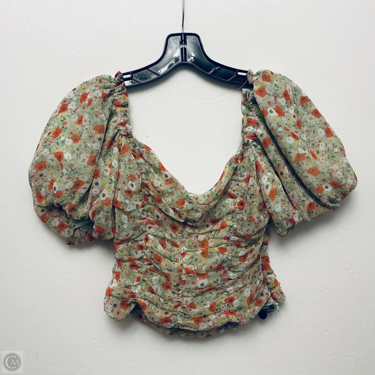 Top Short Sleeve By Astr In Floral Print, Size: S