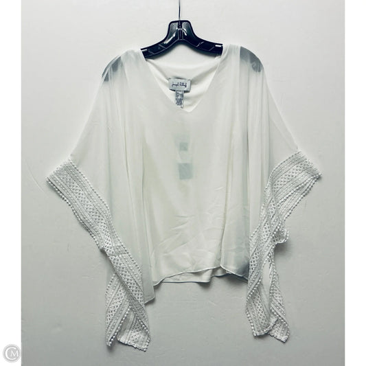Top Short Sleeve By Joseph Ribkoff In White, Size: M
