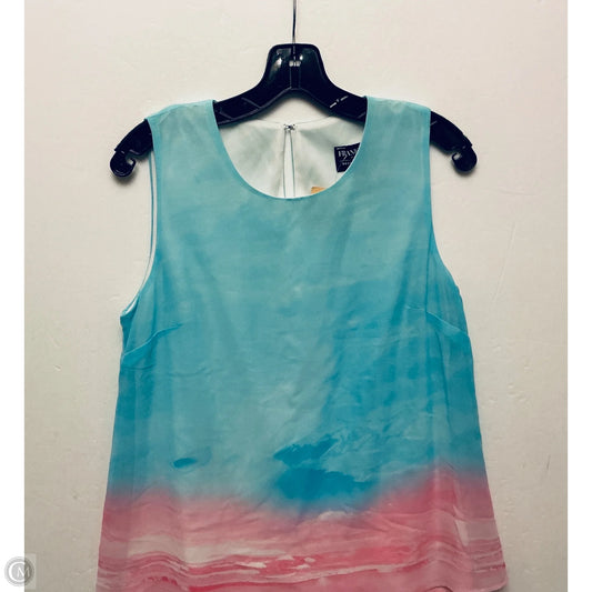 Dress Casual Midi By Frank Lyman In Blue & Pink, Size: M