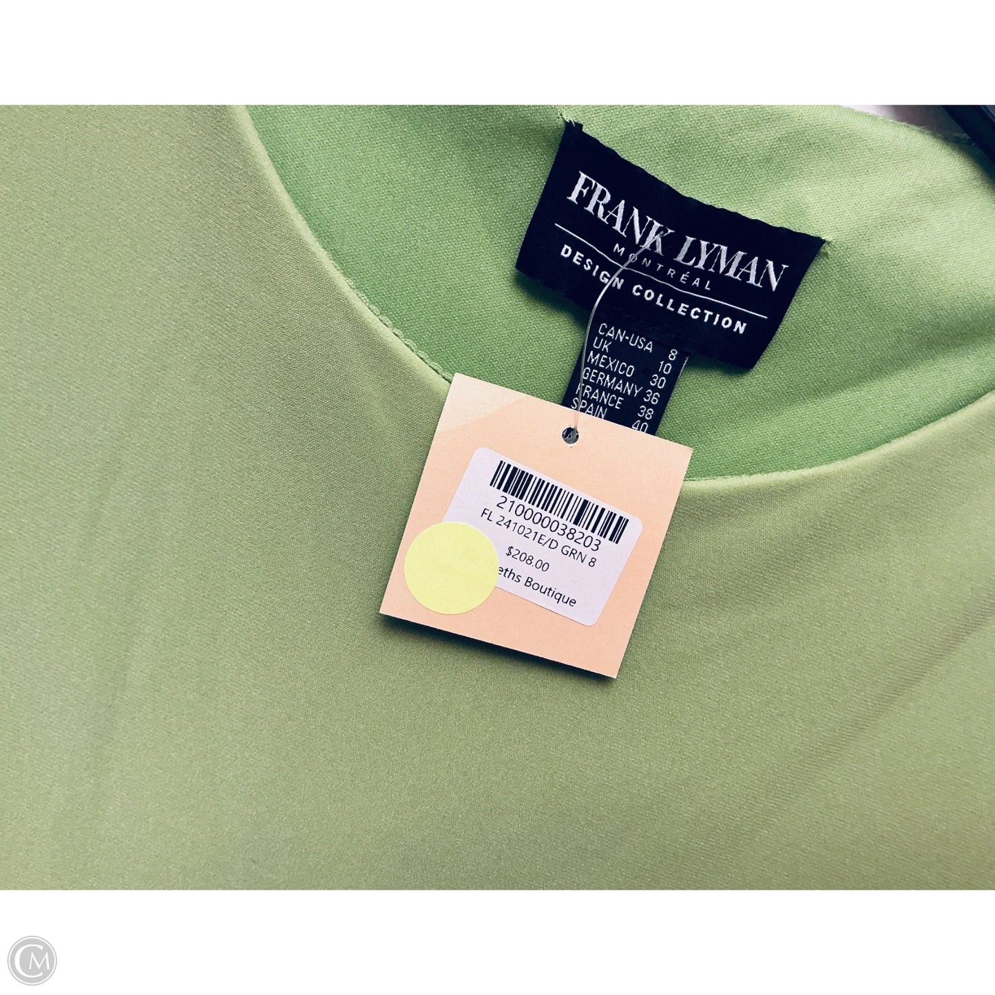 Dress Work By Frank Lyman In Green, Size: M