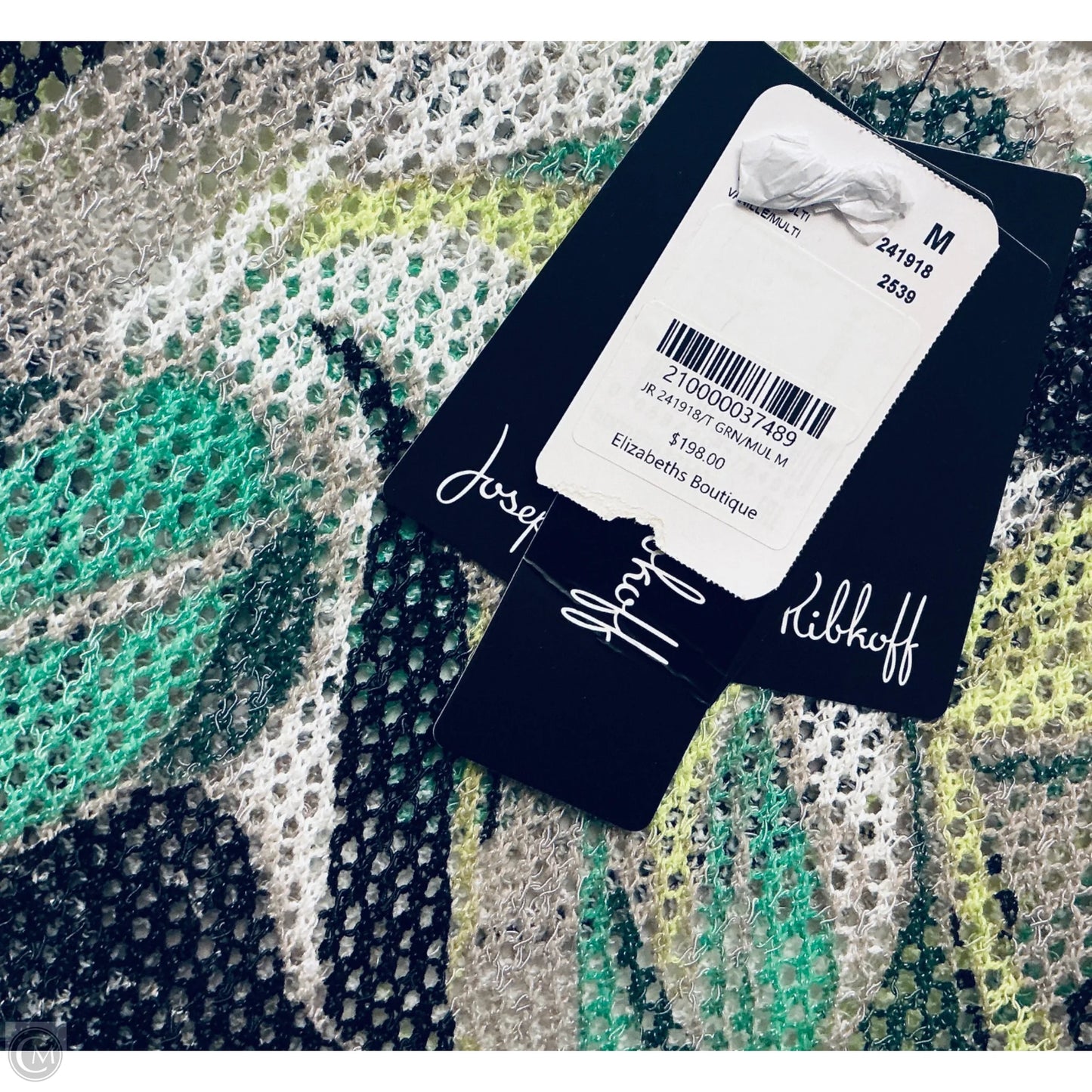 Top Long Sleeve By Joseph Ribkoff In Green, Size: M