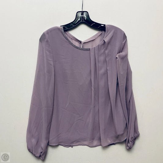 Top Long Sleeve By Frank Lyman In Purple, Size: M