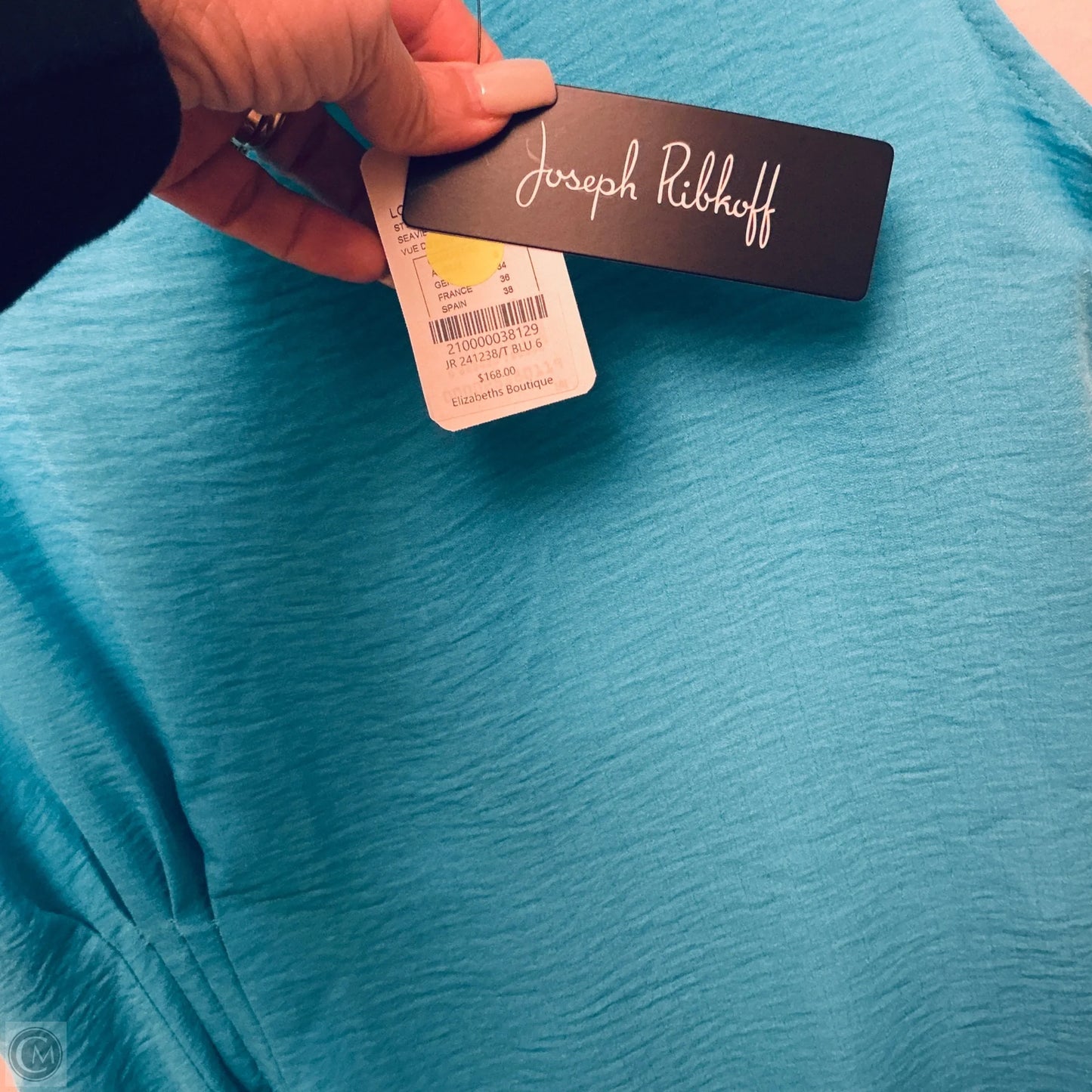 Top Sleeveless By Joseph Ribkoff In Blue, Size: S