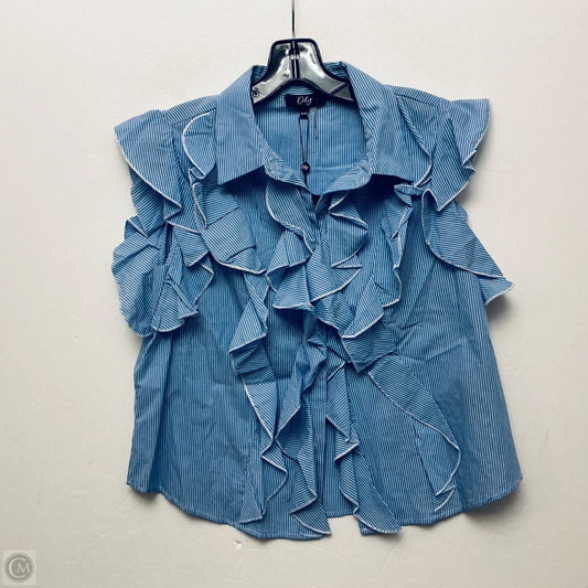 Top Sleeveless By Cmb In Blue, Size: M