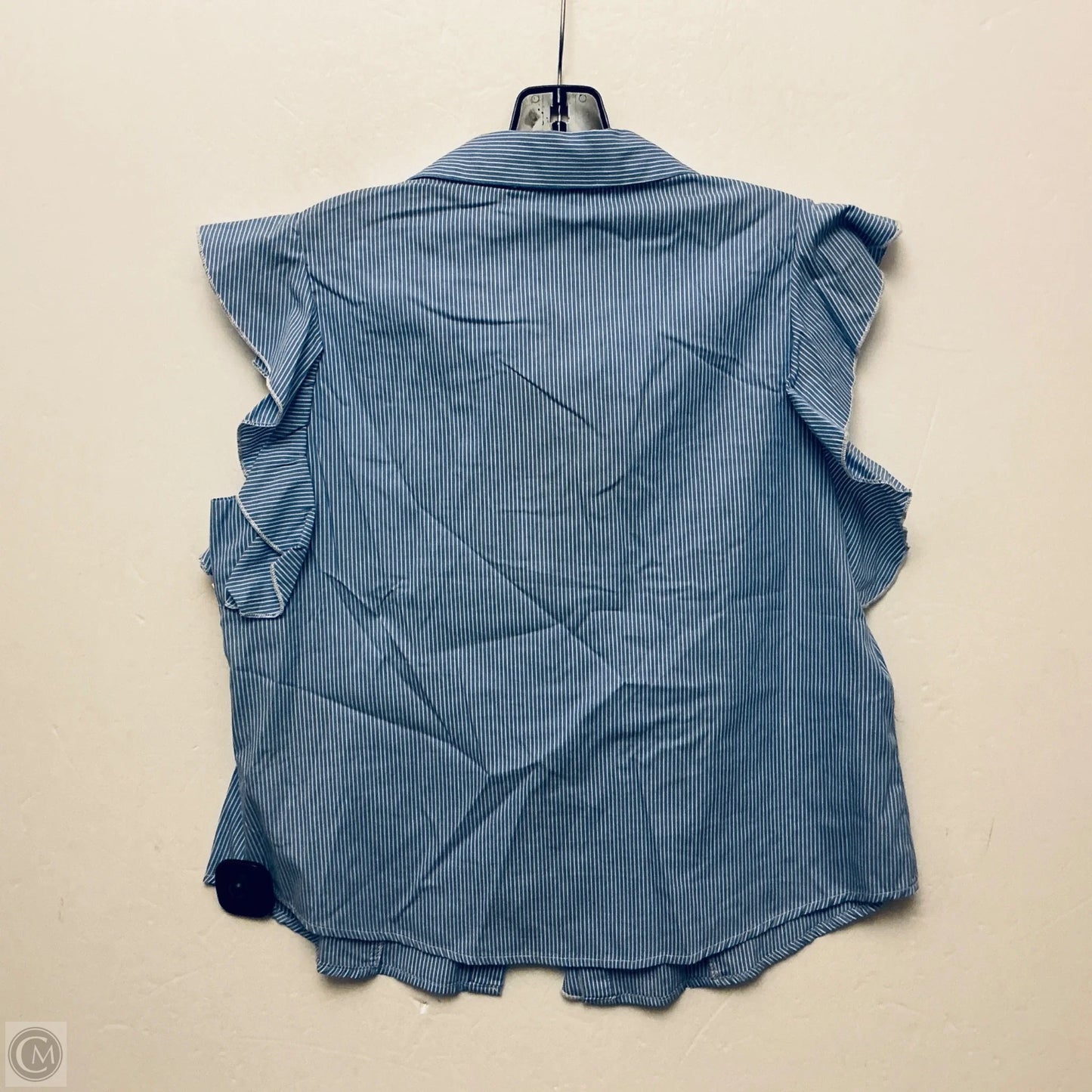 Top Sleeveless By Cmb In Blue, Size: M