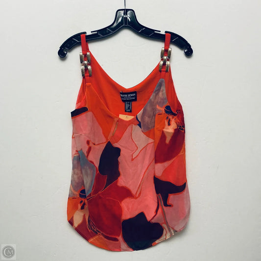 Top Sleeveless By Frank Lyman In Orange, Size: M