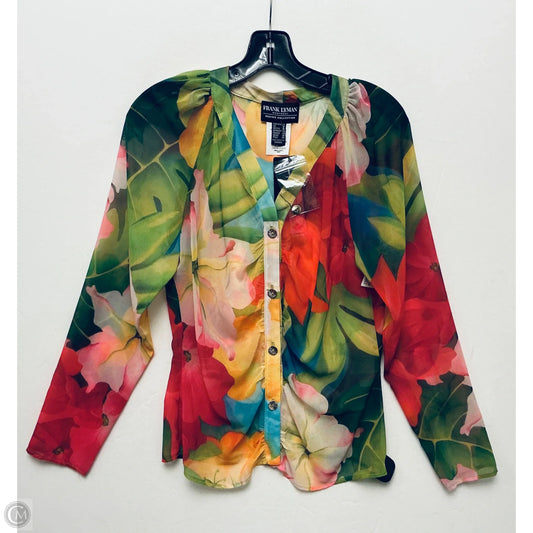 Top Long Sleeve By Frank Lyman In Multi-colored, Size: S