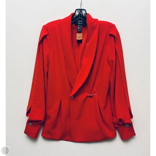 Blazer By Frank Lyman In Orange, Size: M