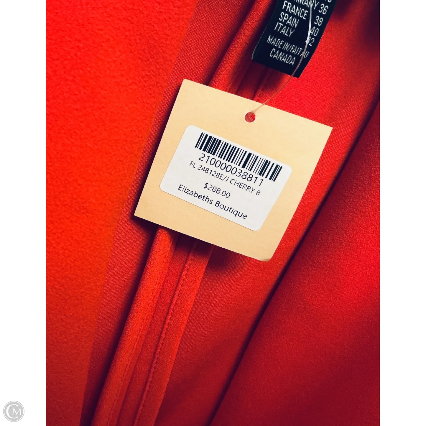 Blazer By Frank Lyman In Orange, Size: M