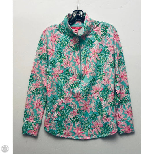 Jacket Designer By Lilly Pulitzer In Green & Pink, Size: M