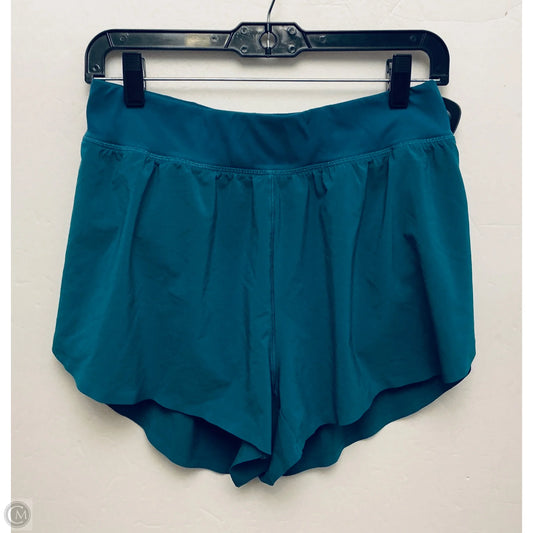 Athletic Shorts By Crz Yoga In Teal, Size: L